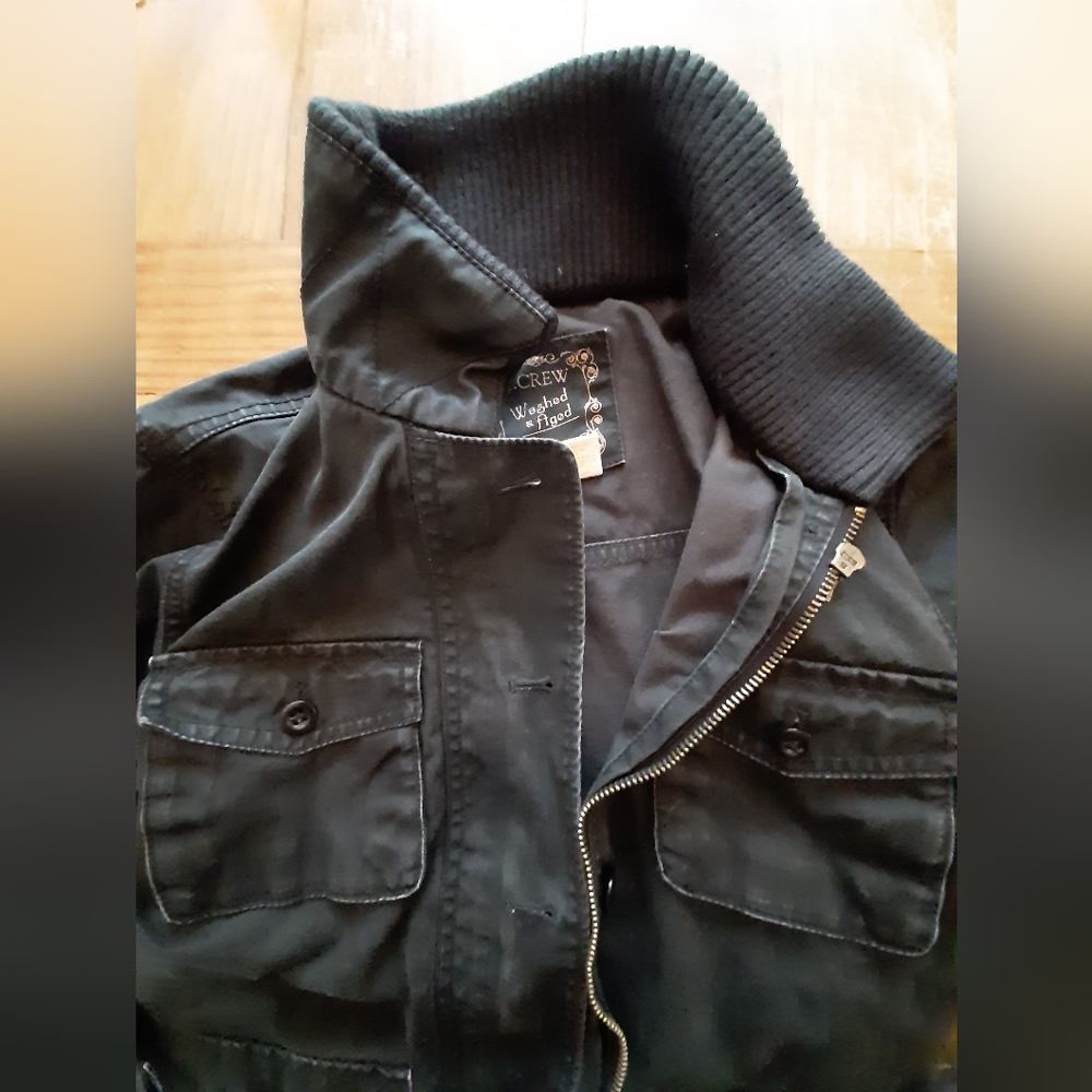 Jcrew Washed & Aged Utility Jacket - image 5